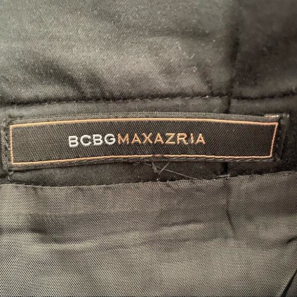 BCBGMaxAzria Black Skirt SIZE 2  Paperbag Waist Mini Length Pencil Skirt - Picture 5 of 6